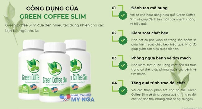công dụng green coffee slim