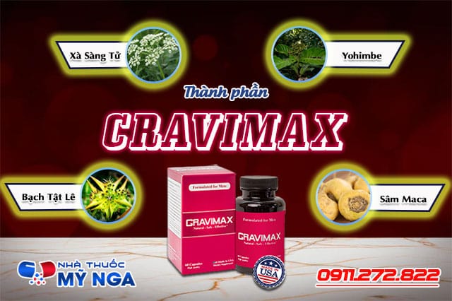 thành phần có trong sản phẩm cravimax