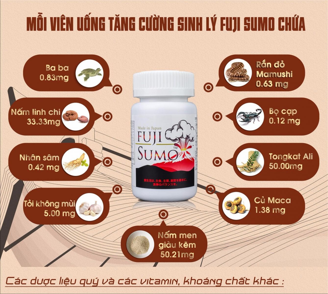 thành phần fuji sumo