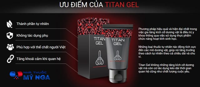 ưu điểm gel titan