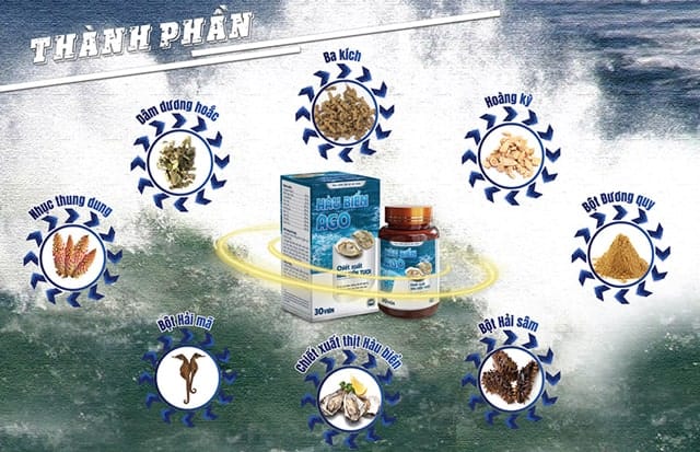 thành phần hàu biển ago