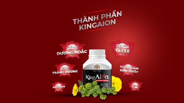 Thành phần của viên uống King Aion