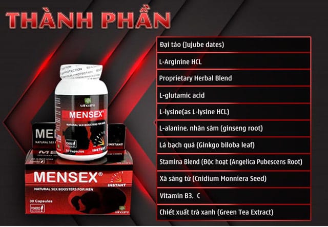 thành phần mensex