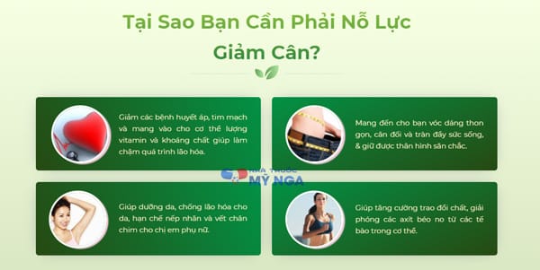 tại sao cần phải nỗ lực giảm cân