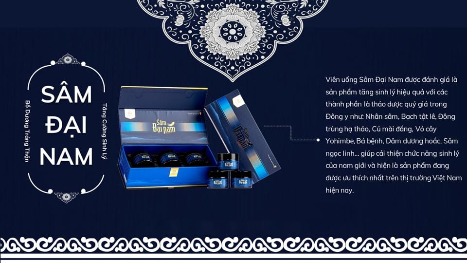 Thành phần của Sâm Đại Nam