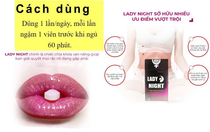cách dùng lady night