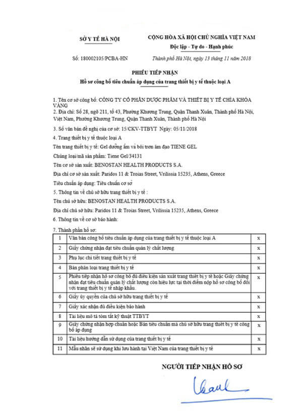 giấy chứng nhận