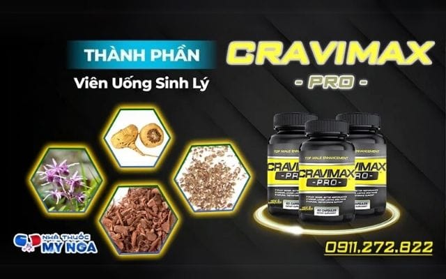 thành phần có trong sản phẩm cravimax pro