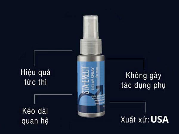 Sta-Erect Delay Spray For Men kéo dài thời gian quan hệ