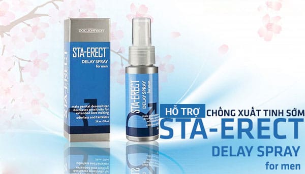 thuốc xịt Sta-Erect Delay Spray For Men