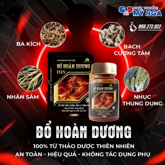 Thành phần của Bổ Hoàn Dương Plus