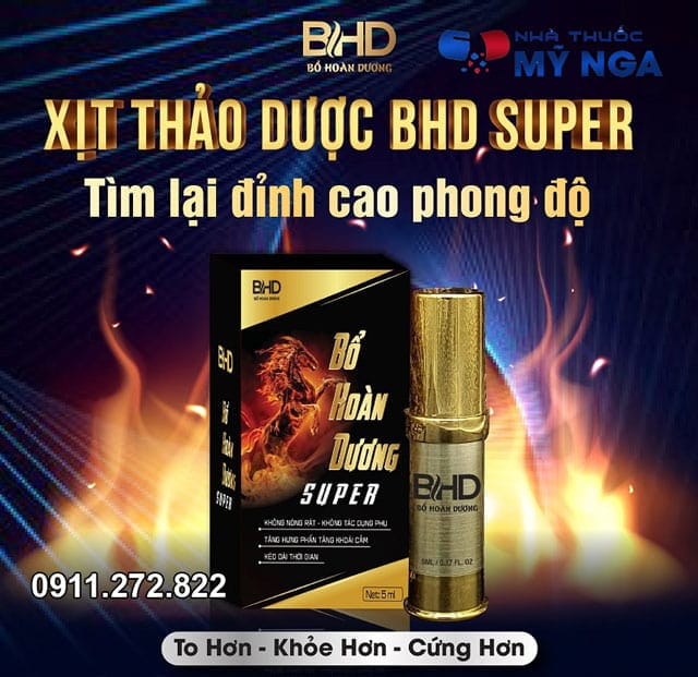 giới thiệu về chai xịt bổ hoàn dương super