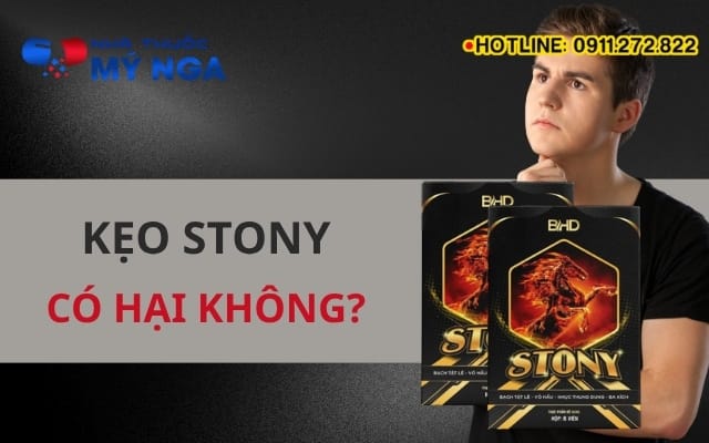Kẹo Stony có hại không? Nữ giới dùng được không?