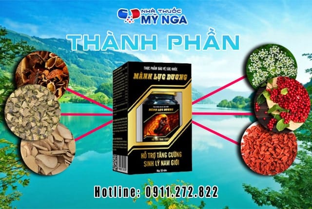 thành phần sản phẩm Mãnh Lực Dương