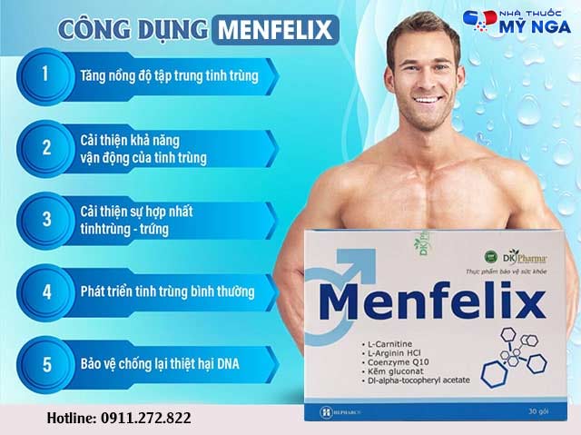 Công dụng của Menfelix