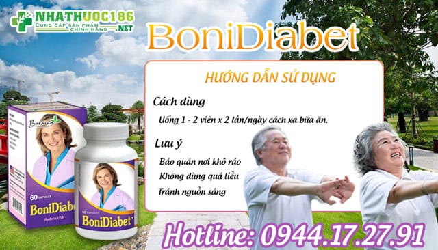 Hướng dẫn sử dụng Bonidiabet