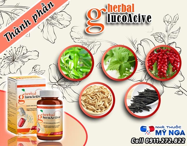 Herbal GlucoActive thành phần