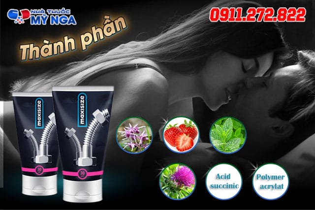 thành phần có trong sản phẩm maxisize