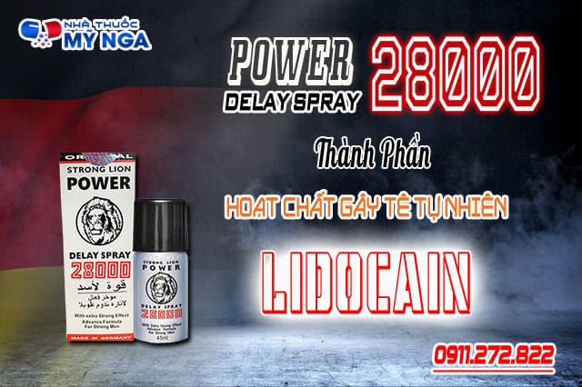 thành phần có trong sản phẩm power 28000