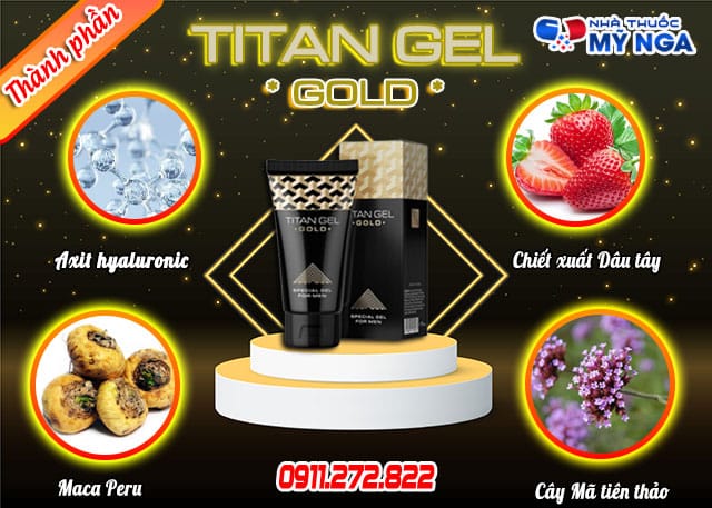 thành phần có trong sản phẩm titan gel gold
