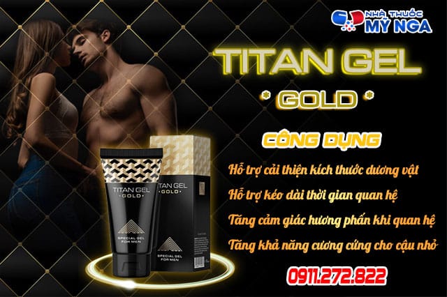 công dụng titan gel gold
