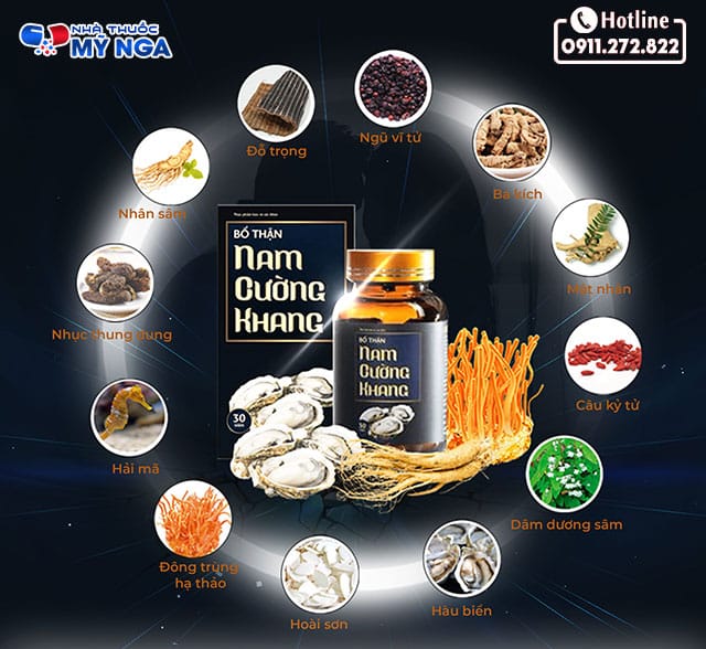 thành phần có trong sản phẩm nam cường khang