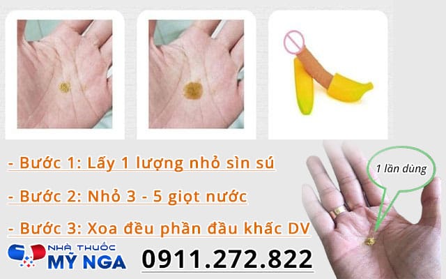 cách dùng cao sìn sú