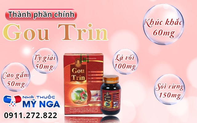 thành phần goutrin