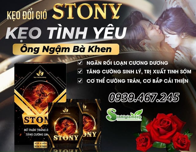 kẹo tình yêu stony