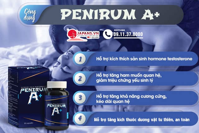 công dụng của Penirum A+