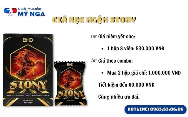 Kẹo Stony giá bao nhiêu