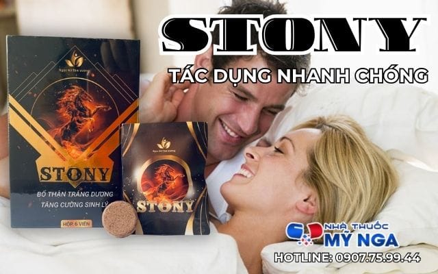 kẹo stony có tác dụng nhanh chóng tức thì