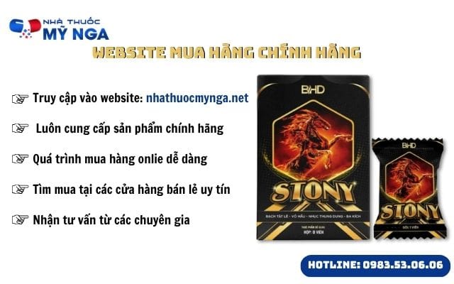 Mua Kẹo Stony ở đâu chính hãng