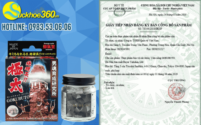 6. Viên uống Gokubuto Nhật Bản có tốt không?